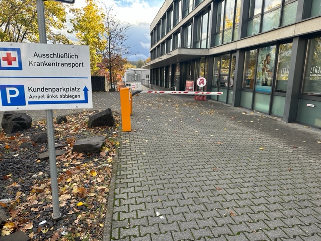 Zufahrt Krankentransporte